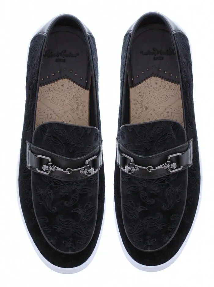 Men THROWER LOAFER Black Robert Graham Shoes