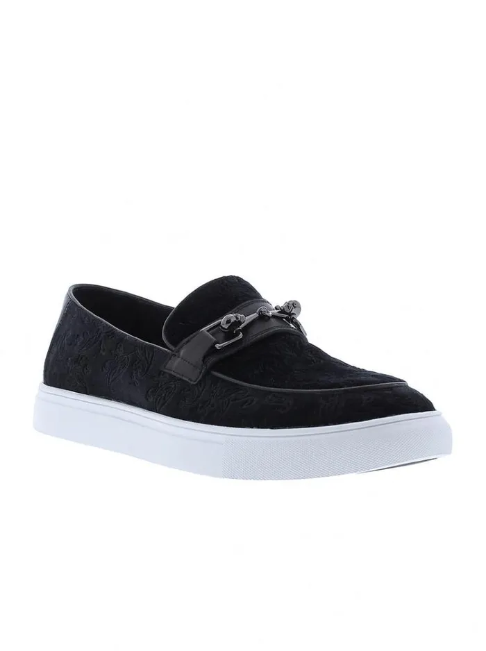 Men THROWER LOAFER Black Robert Graham Shoes