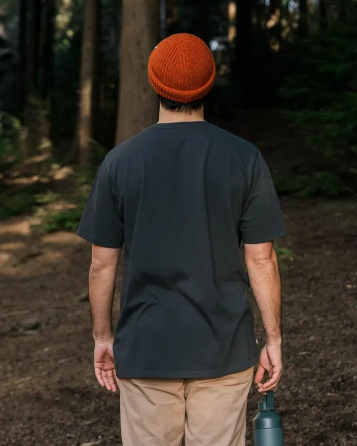 Men Tops Passenger Alp Recycled Cotton TShirt Black Black