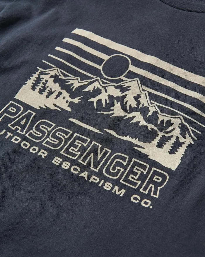 Men Tops Passenger Alp Recycled Cotton TShirt Black Black