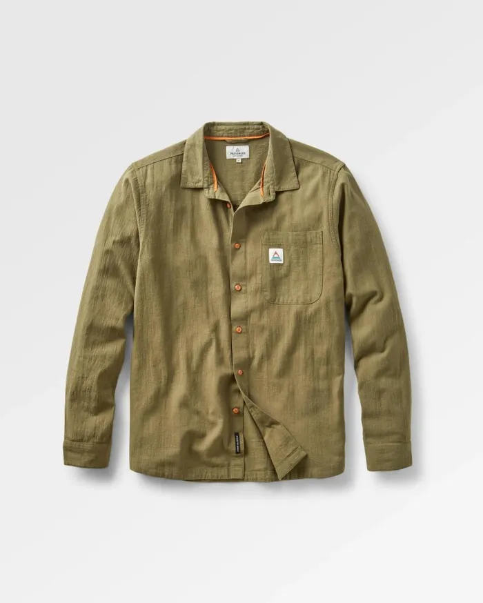 Men Tops Passenger Arica Textured Shirt Khaki Khaki