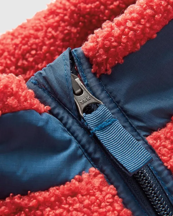 Men Tops Passenger Born Explorer Recycled PolarLined Sherpa Fleece Cardinal Cardinal