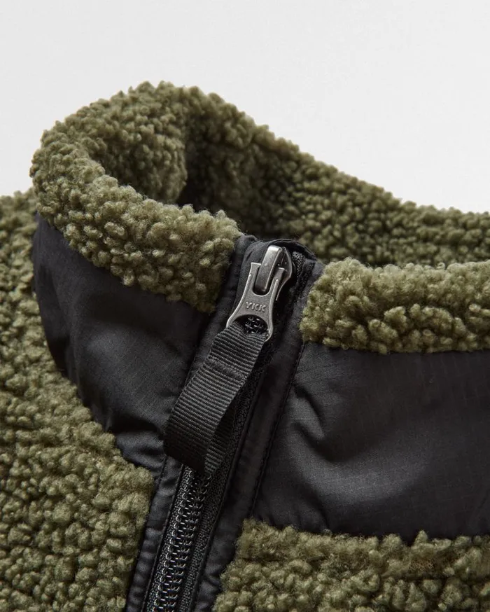 Men Tops Passenger Born Explorer Recycled PolarLined Sherpa Fleece Khaki Khaki