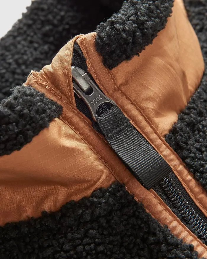 Men Tops Passenger Born Explorer Recycled PolarLined Sherpa Vest Black Black