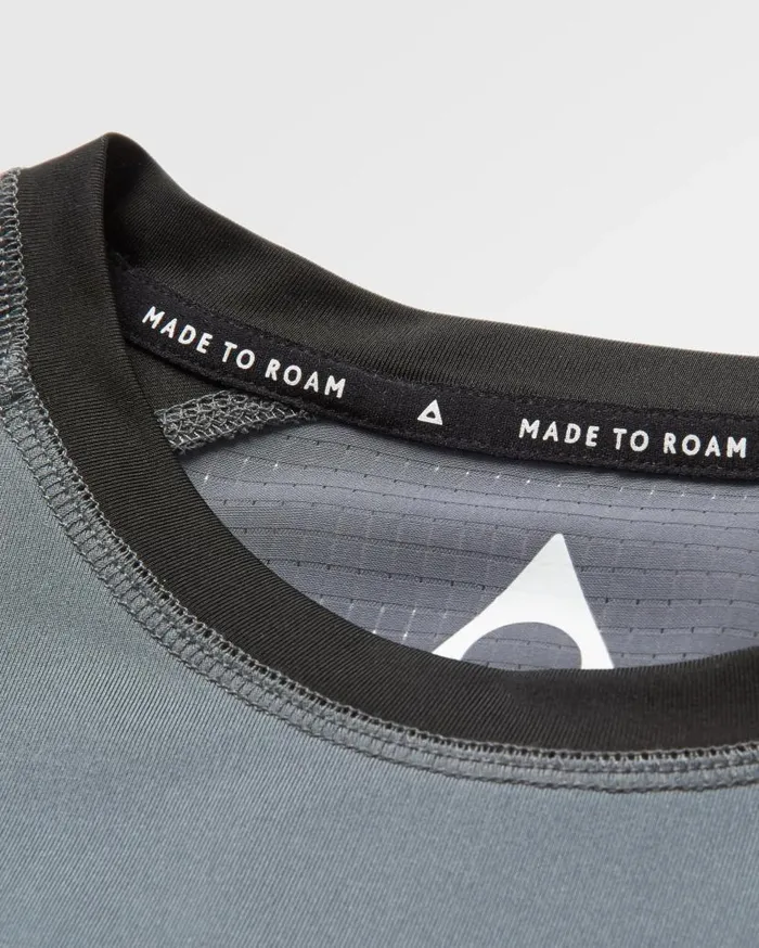 Men Tops Passenger Dawn To Dusk Recycled Active Tshirt Storm Grey Storm Grey