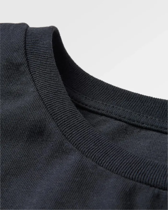Men Tops Passenger Escapism Recycled Cotton TShirt Black Black
