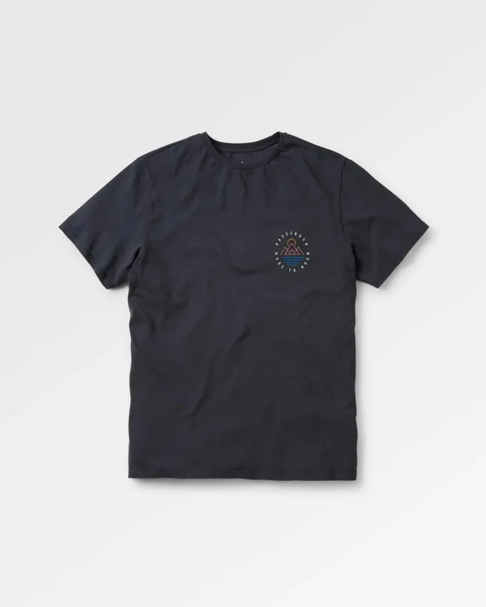 Men Tops Passenger Escapism Recycled Cotton TShirt Black Black