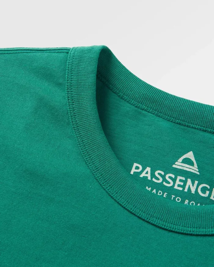 Men Tops Passenger Heritage Recycled Relaxed Fit LS TShirt Forest Green Forest Green