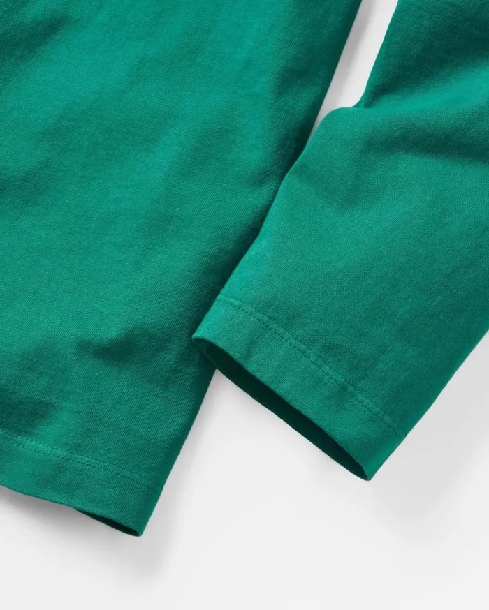 Men Tops Passenger Heritage Recycled Relaxed Fit LS TShirt Forest Green Forest Green