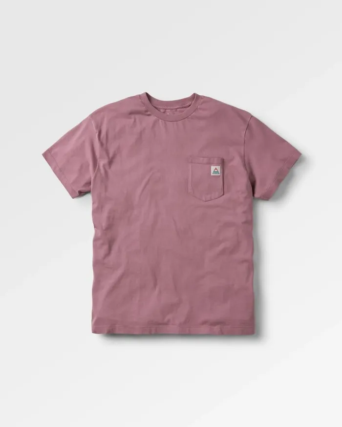 Men Tops Passenger Heritage Recycled Relaxed Fit TShirt Grape Grape
