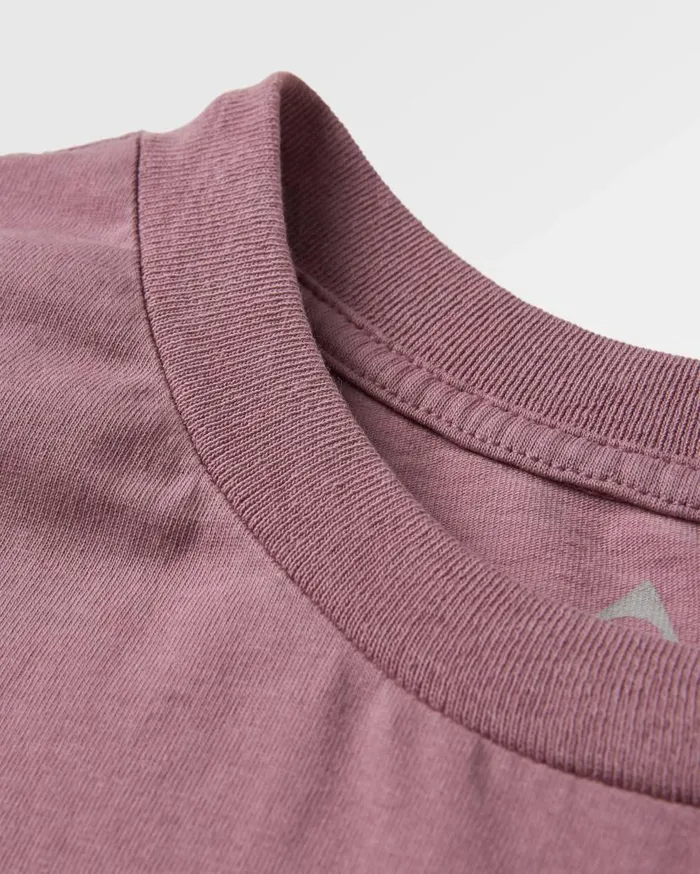Men Tops Passenger Heritage Recycled Relaxed Fit TShirt Grape Grape