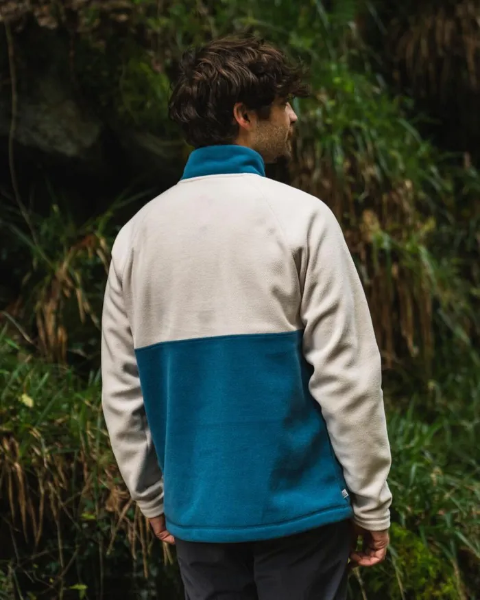 Men Tops Passenger Highland Recycled Polartec Fleece Corsair Vintage White Corsair Vintage White