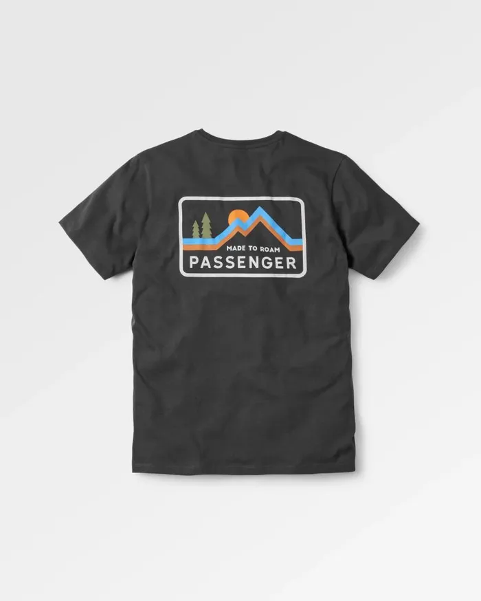 Men Tops Passenger Made To Roam Recycled Cotton TShirt Black Black