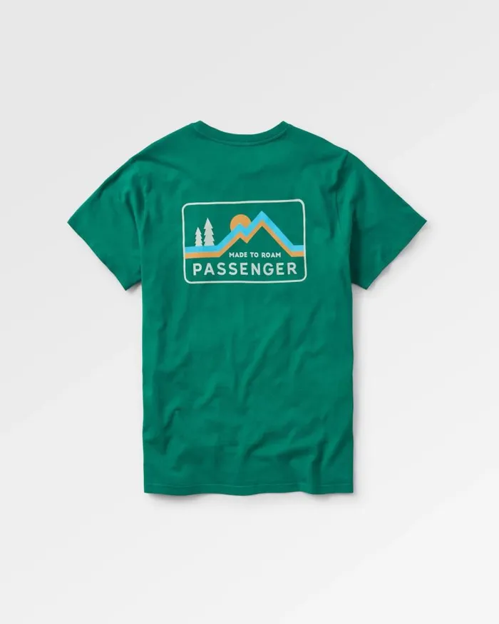 Men Tops Passenger Made To Roam Recycled Cotton TShirt Forest Green Forest Green