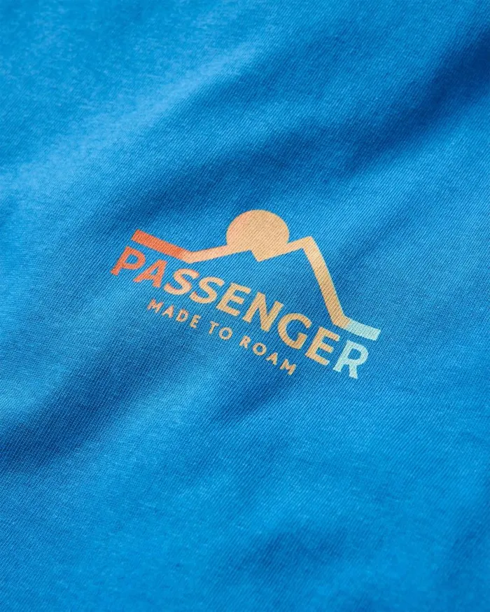 Men Tops Passenger MTR Recycled Cotton TShirt Soft Cobalt Soft Cobalt