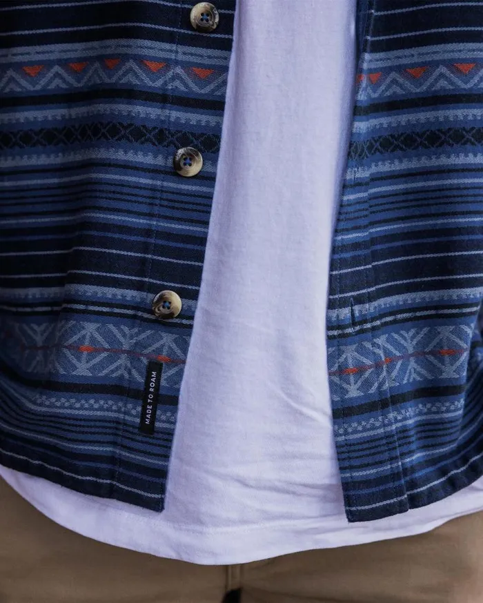 Men Tops Passenger Slowdown Heavyweight Overshirt Dark Denim Dark Denim