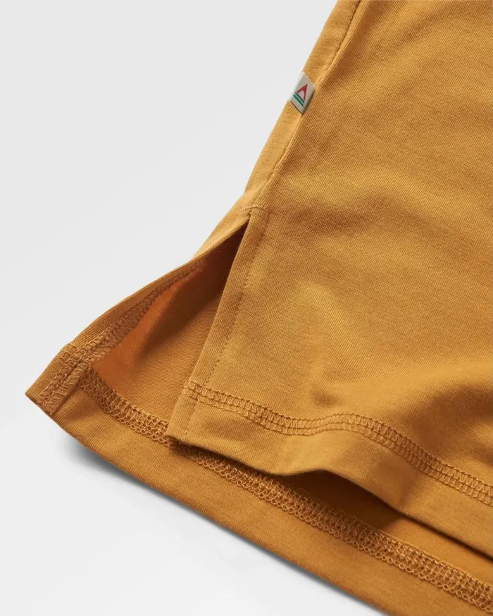 Men Tops Passenger Trail Active Recycled Tshirt Dusty Ochre Dusty Ochre