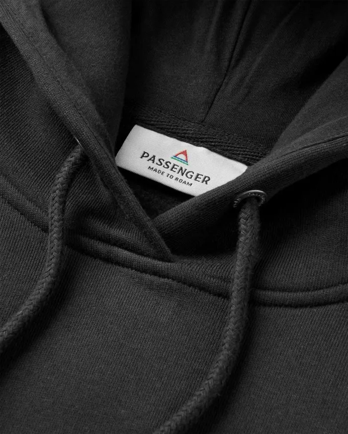 Men Tops Passenger Yuca Organic Cotton Hoodie Black Black