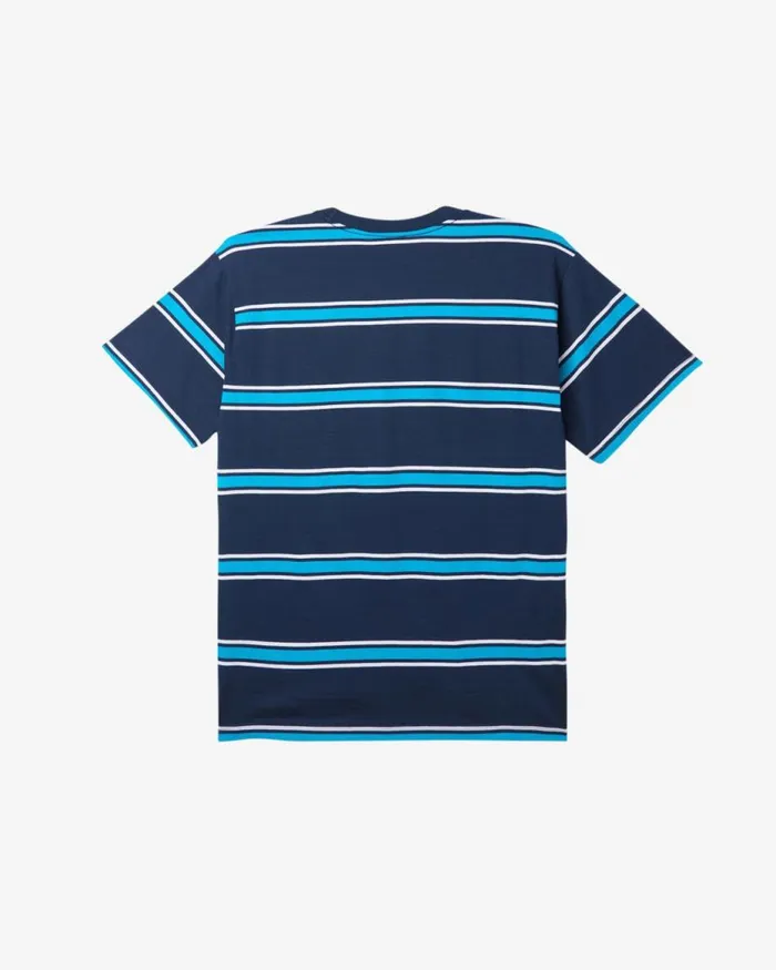 Men TWENTY STRIPE TSHIRT White Multi OBEY Clothing TOPS