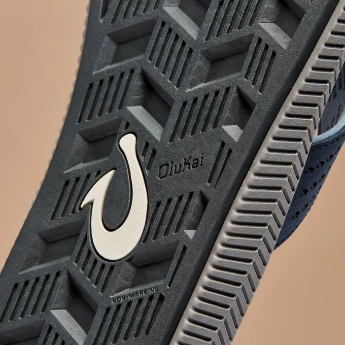 Men Ulele Mens WaterReady Beach Sandals Blue Depth Charcoal Olukai WaterFriendly Men Ulele Mens WaterReady Beach Sandals Blue Depth Charcoal Olukai WaterFriendly