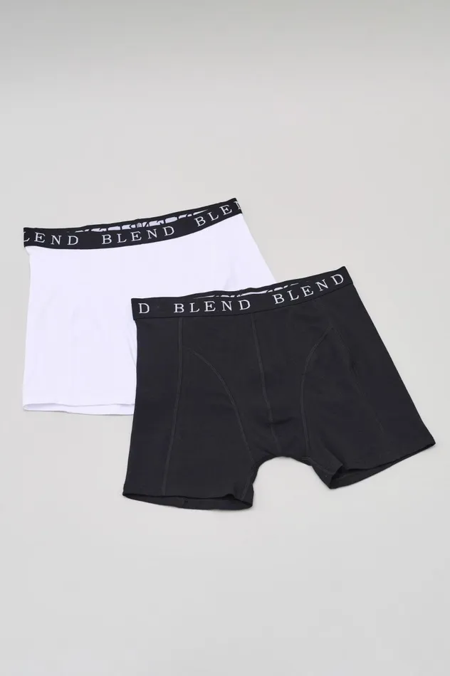 Men Underwear and Socks Blend Underwear Blackwhite