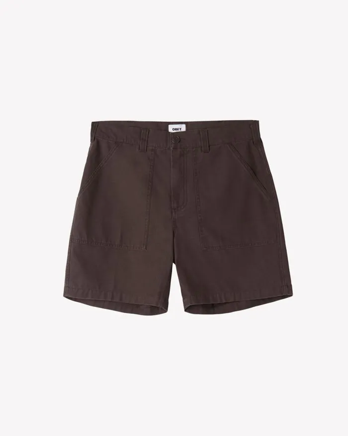 Men UTILITY SHORT Unbleached OBEY Clothing BOTTOMS