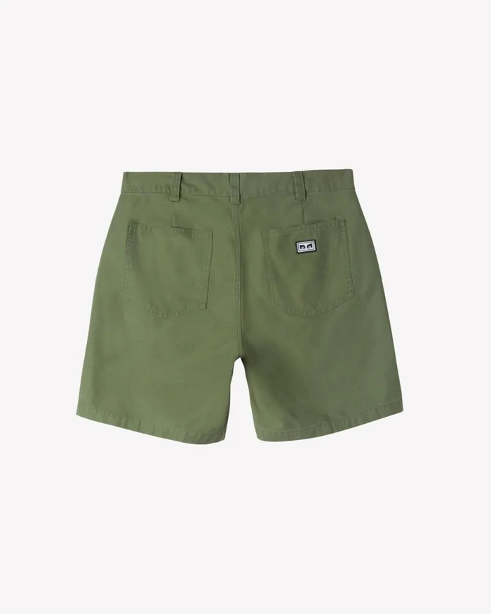 Men UTILITY SHORT Unbleached OBEY Clothing BOTTOMS