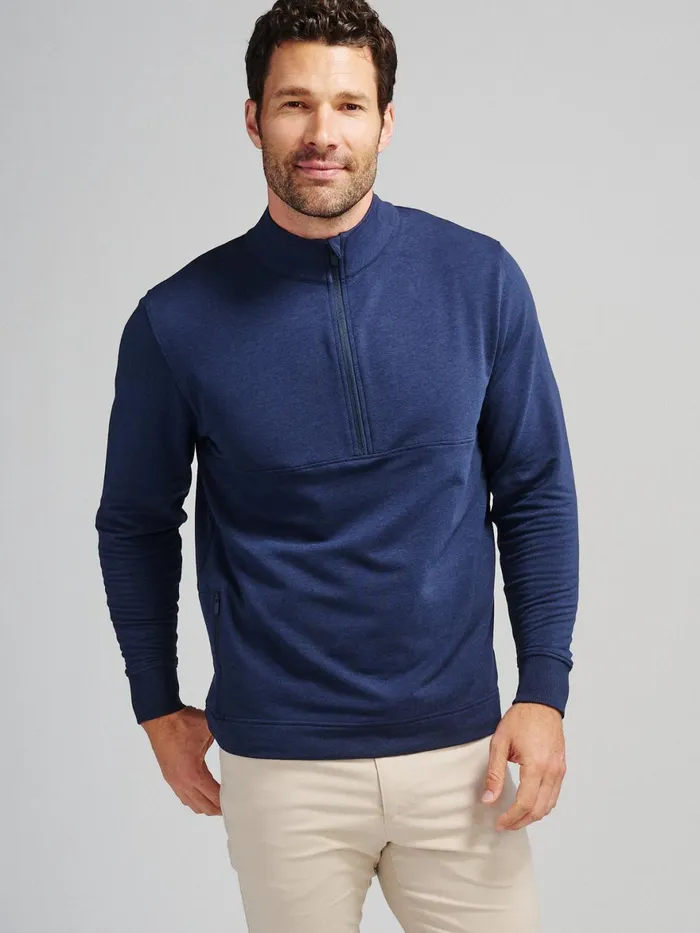 Men Venture Fleece 12 Zip Tasc Performance Golf