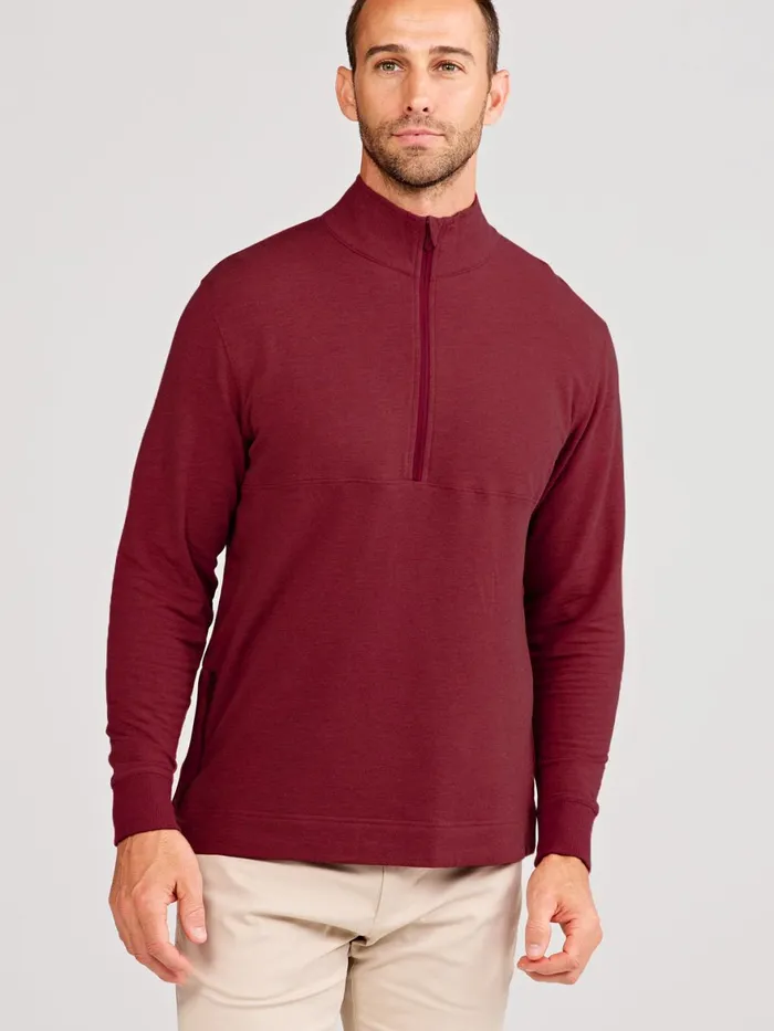 Men Venture Fleece 12 Zip Tasc Performance Golf