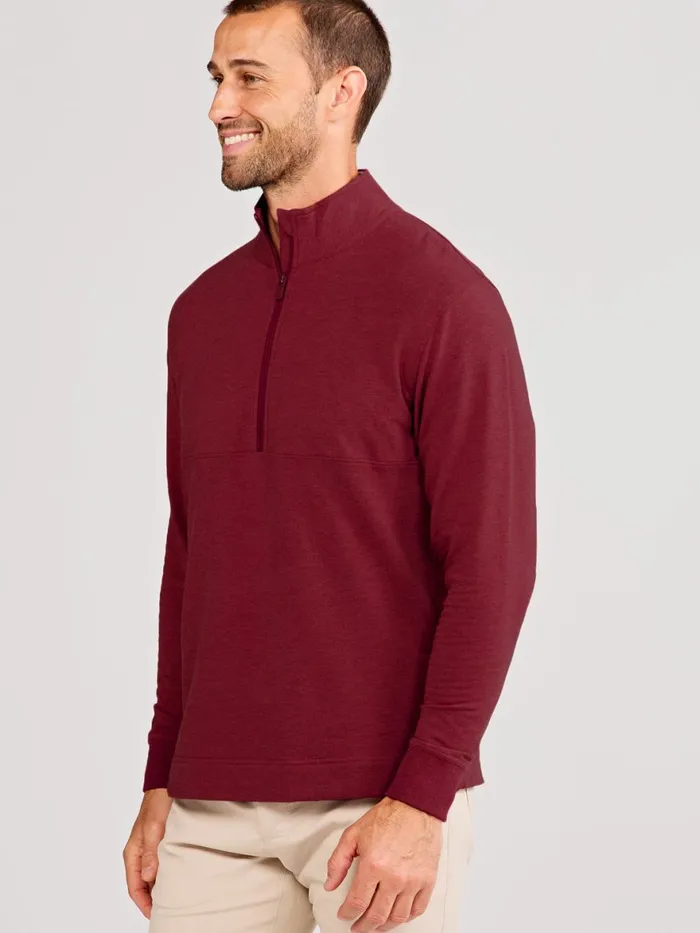 Men Venture Fleece 12 Zip Tasc Performance Golf