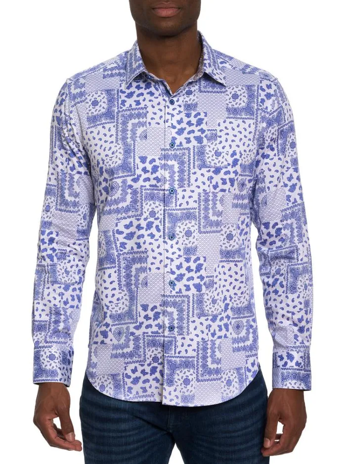 Men VITTORIA LONG SLEEVE BUTTON DOWN SHIRT Multi Robert Graham Button Down Shirts