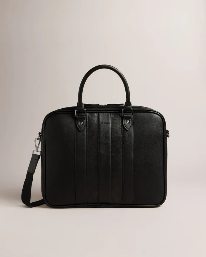 Men WAYMON 8211 House Check PU Document Bag Black Ted Baker Document Bags Men WAYMON 8211 House Check PU Document Bag Black Ted Baker Document Bags