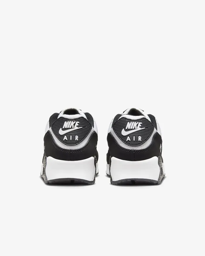 Mens Nike Air Max 90 WhiteWhiteBlack Nike First Day Kicks