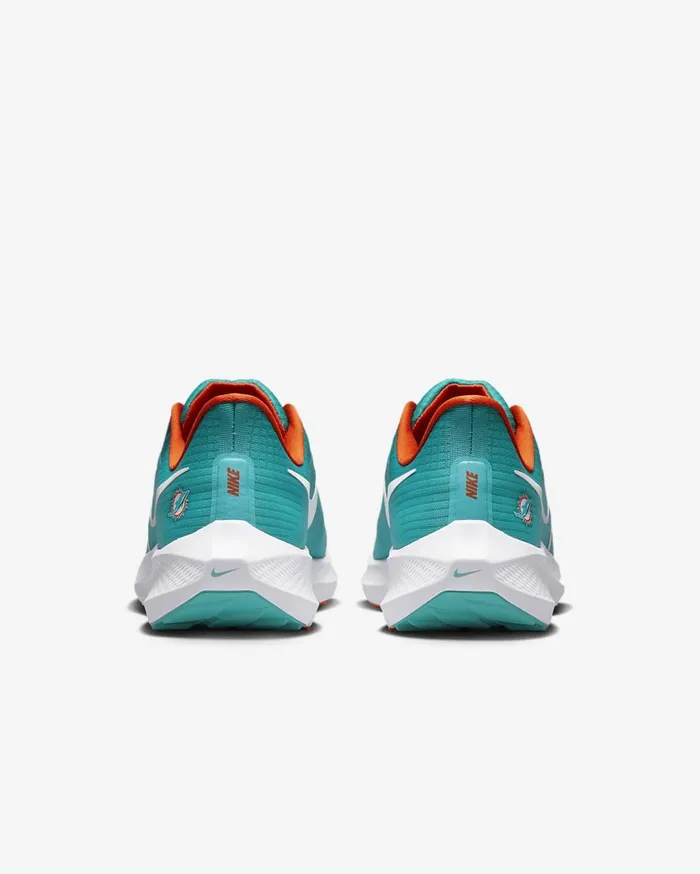 Mens Nike Pegasus 39 NFL Miami Dolphins Turbo GreenTurbo GreenBrilliant OrangeWhite Nike Running