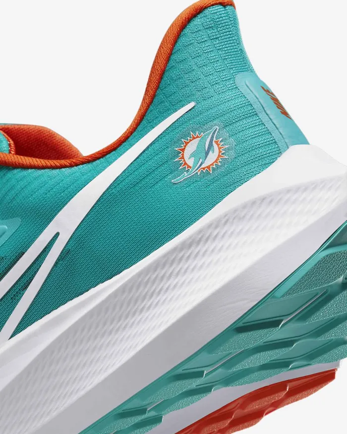 Mens Nike Pegasus 39 NFL Miami Dolphins Turbo GreenTurbo GreenBrilliant OrangeWhite Nike Running