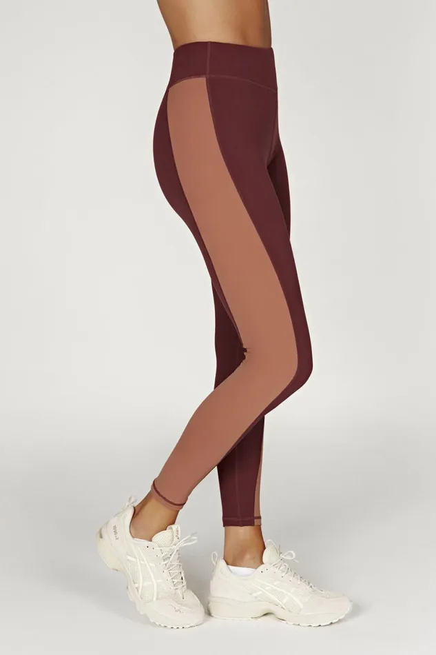 Meshki Activewear Bottoms Libby Two Tone Panel Leggings 8211 MahoganyTan Mahoganytan 8211 Women Meshki Activewear Bottoms Libby Two Tone Panel Leggings 8211 MahoganyTan Mahoganytan 8211 Women