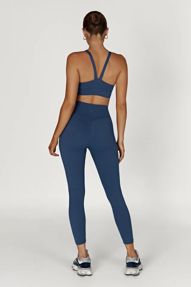 Meshki Activewear Bottoms Venus V Back Leggings 8211 Navy Navy 8211 Women Meshki Activewear Bottoms Venus V Back Leggings 8211 Navy Navy 8211 Women