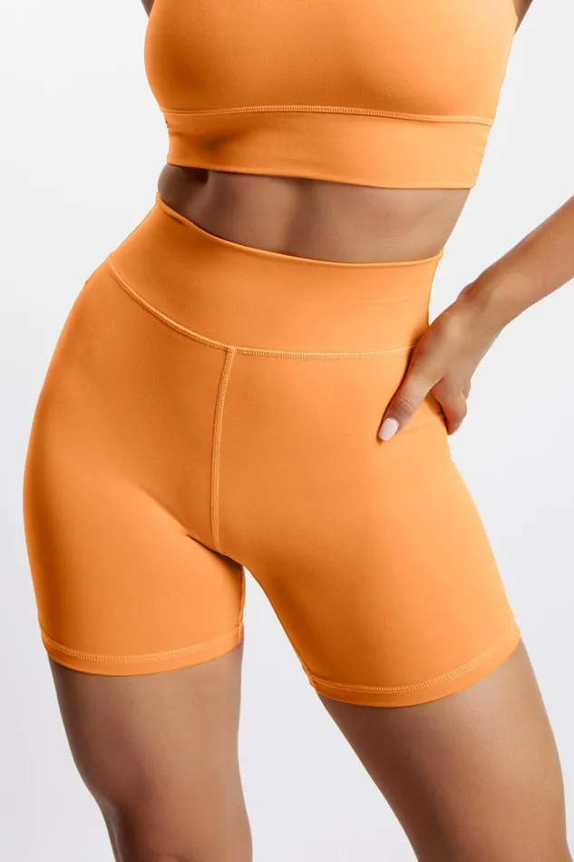 Meshki Activewear Carly Bike Shorts 8211 Tangerine Tangerine 8211 Women Meshki Activewear Carly Bike Shorts 8211 Tangerine Tangerine 8211 Women