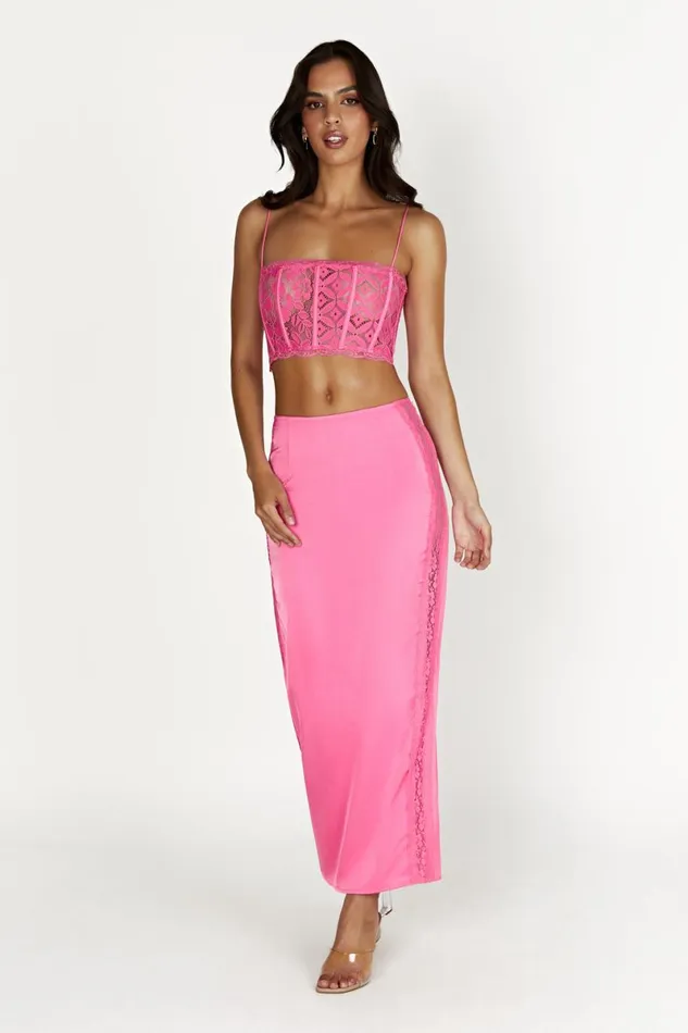 Meshki Bachelorette Bellamy Scallop Lace Bodice 8211 Bubblegum Pink Bubblegumpink 8211 Women Meshki Bachelorette Bellamy Scallop Lace Bodice 8211 Bubblegum Pink Bubblegumpink 8211 Women
