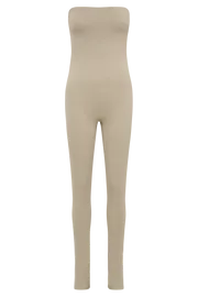 Meshki Basic Bottoms Peggy Strapless Jumpsuit 8211 Taupe Taupe 8211 Women