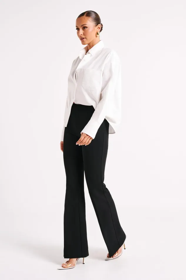 Meshki Basic Tops Allyson Oversized Shirt 8211 White White 8211 Women