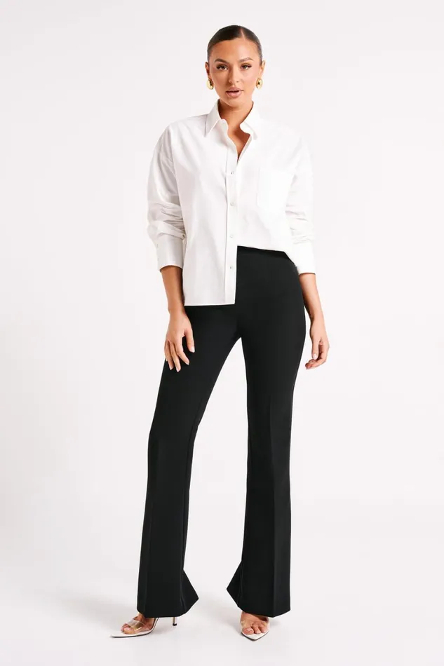 Meshki Basic Tops Allyson Oversized Shirt 8211 White White 8211 Women