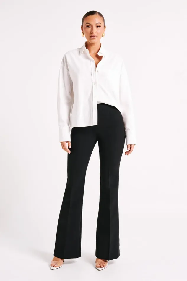 Meshki Basic Tops Allyson Oversized Shirt 8211 White White 8211 Women