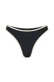 Meshki Bikini Bottoms Leandra Recycled Contrast Bikini Bottom 8211 Black Black 8211 Women