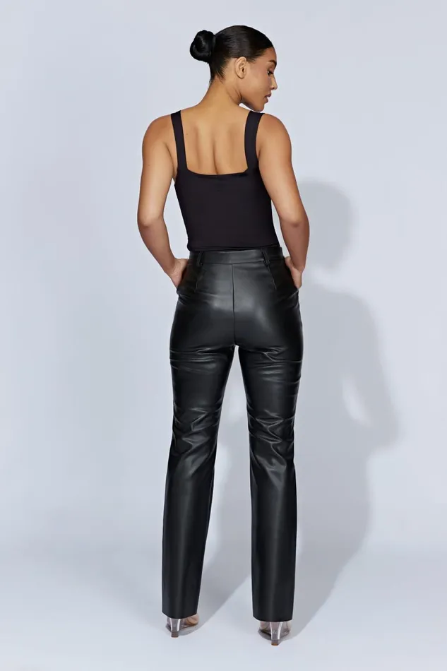 Meshki Bodysuits Carrie Thick Strap Bodysuit 8211 Black Black 8211 Women