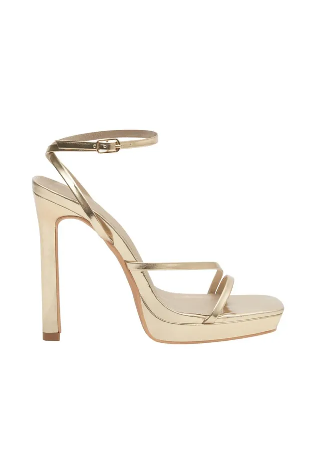 Meshki Brides Kailani Platform Heels 8211 Gold Gold 8211 Women