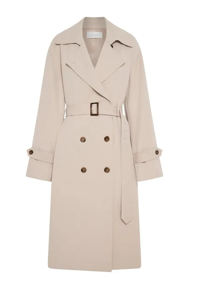 Meshki Coats and Jackets Keily Super Oversized Trench Coat 8211 Bone Bone 8211 Women