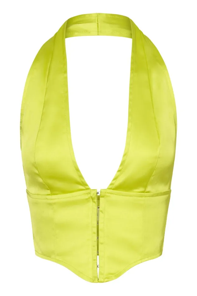 Meshki Corsets Mallory Satin Corset Top 8211 Fresh Green Freshgreen 8211 Women Meshki Corsets Mallory Satin Corset Top 8211 Fresh Green Freshgreen 8211 Women