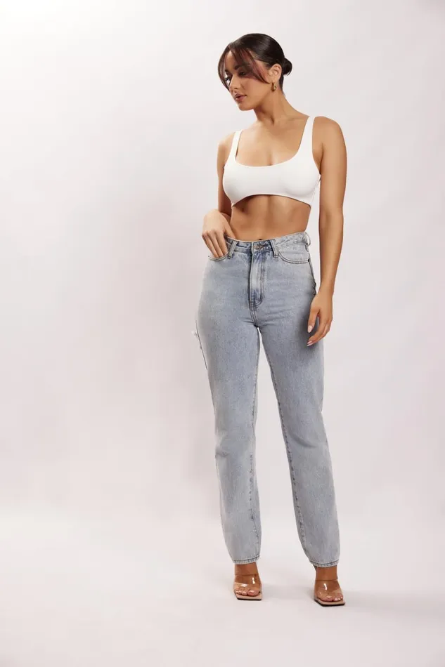 Meshki Crop Tops Jemma Scoop Neck Super Crop Top 8211 White White 8211 Women
