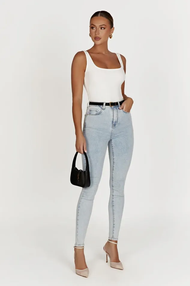 Meshki Denim Scout Denim Skinny Jean 8211 Light Blue Light Blue 8211 Women